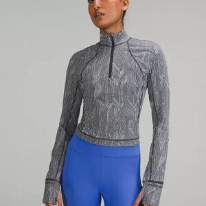 Lululemon It's Rulu Run Cropped Half Zip 8